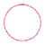 Lola linked necklace- pink enamel - Squash Blossom Vail