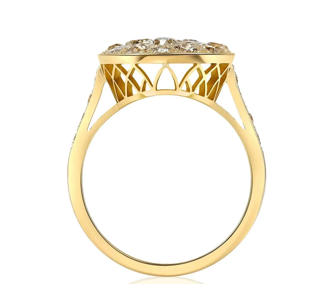 Cobblestone Ring - Squash Blossom Vail