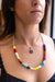 Forte rainbow bead necklace - Squash Blossom Vail
