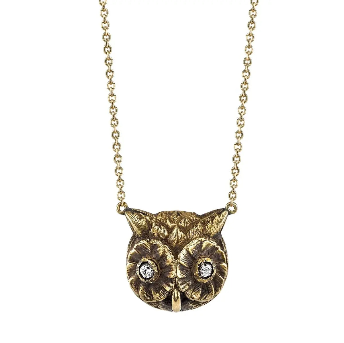 Owl Necklace - Squash Blossom Vail