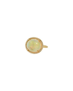 Irene Neuwirth One-of-a-kind opal and diamond ring - Squash Blossom Vail