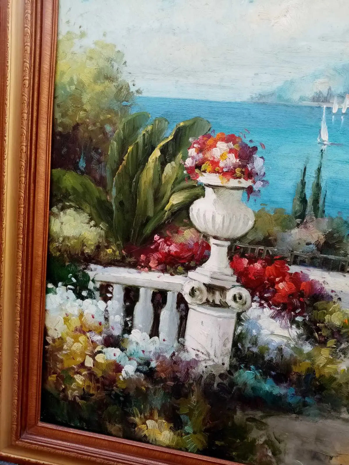 Italian Oil Paintings - Squash Blossom Vail