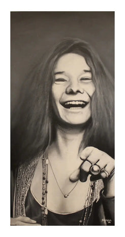 Framed Janis Joplin Print - Squash Blossom Vail