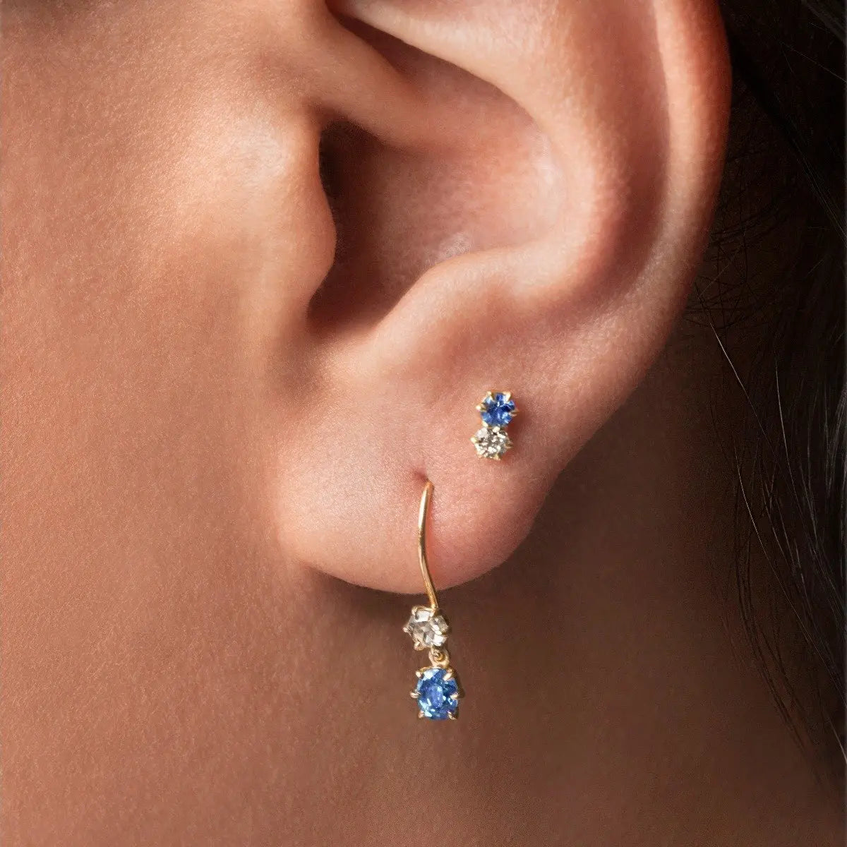 Duo Stud - Squash Blossom Vail