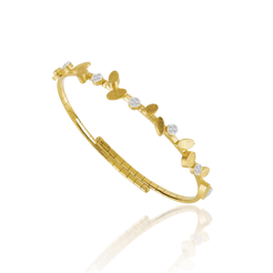 BE Spiral Bracelet #S - Squash Blossom Vail