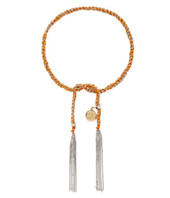 Lucky Bracelet with Smile Charm - Squash Blossom Vail